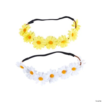Sunflower/Daisy Flower Crowns - 6 Pieces