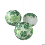 Palm Leaf Hanging Lanterns - 6 Pieces