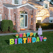 Happy Birthday Yard Signs - 15 Pieces