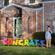 Congrats Yard Sign - 8 Pieces