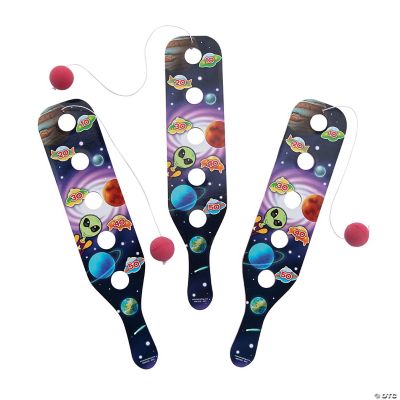 Fun Paddle Ball Game - 12 Pieces
