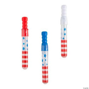 Patriotic Mini Bubble Wands - 12 Pieces