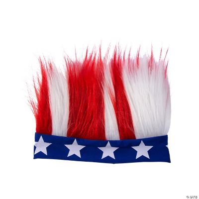 Patriotic Crazy Hair Headbands - 1 Piece
