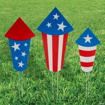 Firework Yard Sign Set - 3 Pieces