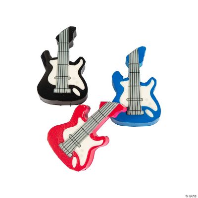 Guitar Rock & Roll Stress Toy - 12 Pieces