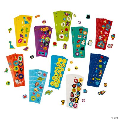 Bulk Sticker Sheet Assortment - 100 Pieces