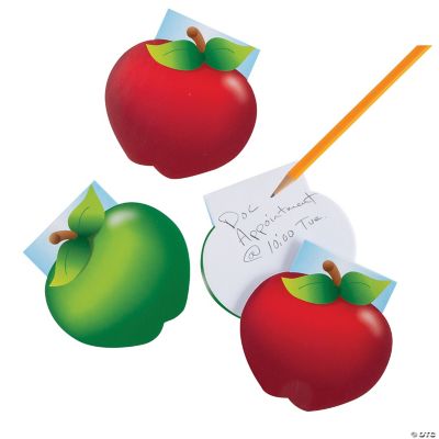 Apple Shaped Notepads - 24 Pieces