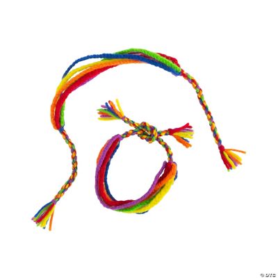 Rainbow Friendship Bracelet - 12 Pieces