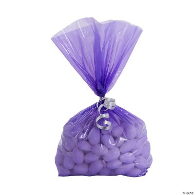 Purple Med Cello Bags - 50 Pieces
