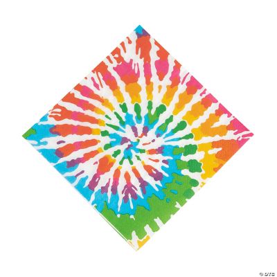 Tie Dye Lunch Napkin - 16 Pieces