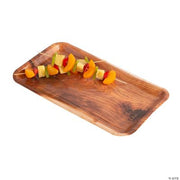 Wood Plank Paper Trays - 3 Pieces
