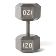 CAP 120 lb Cast Iron Dumbbell, Gray