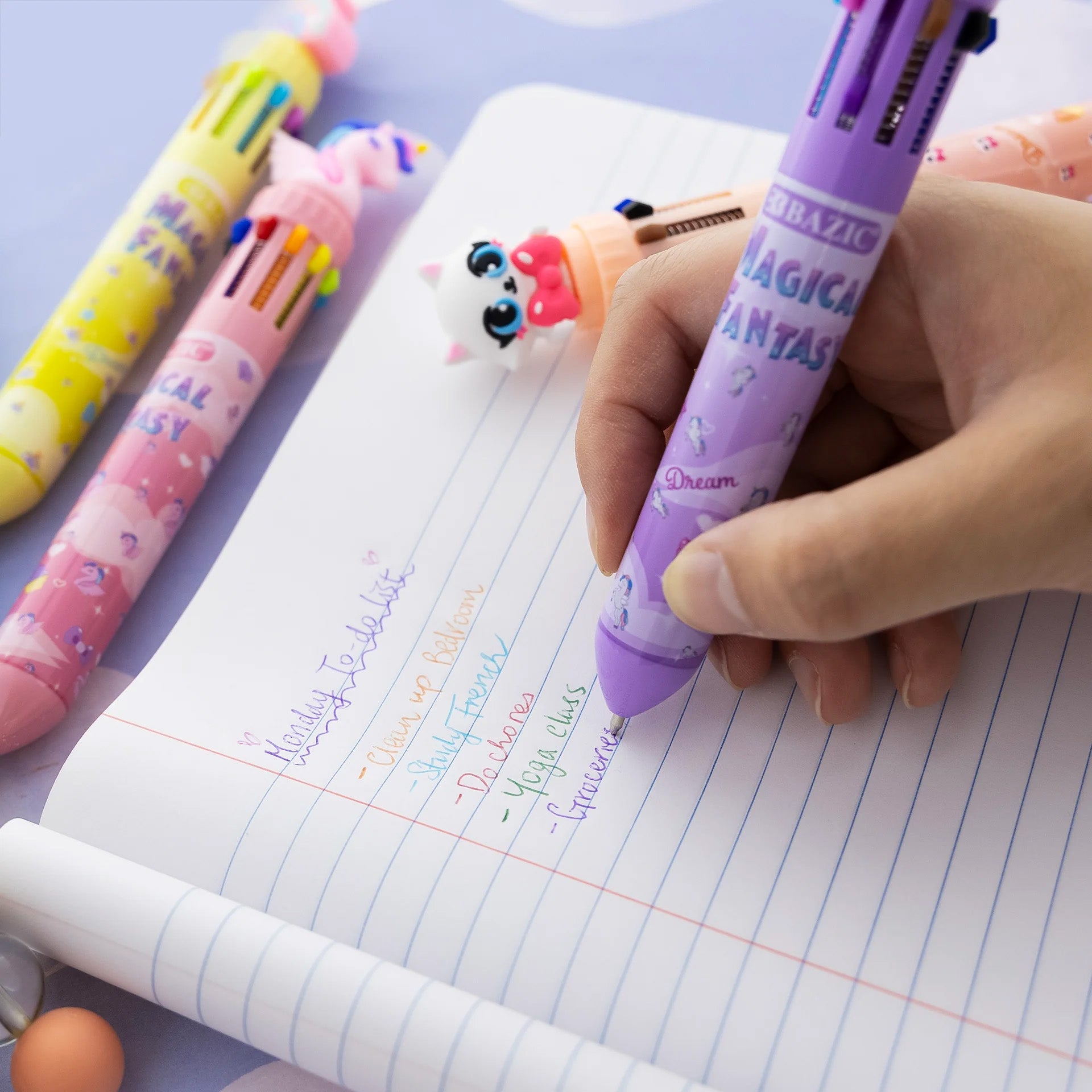 Magical Fantasy Series 10-Color Pen, Assorted Designs