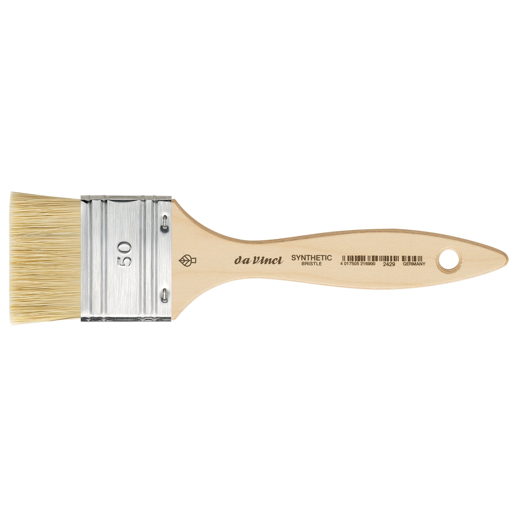 SYNTHETIC Mottler Brush, Natural Hog, Acrylic & Oil, Flat, Series 2429, Size 50