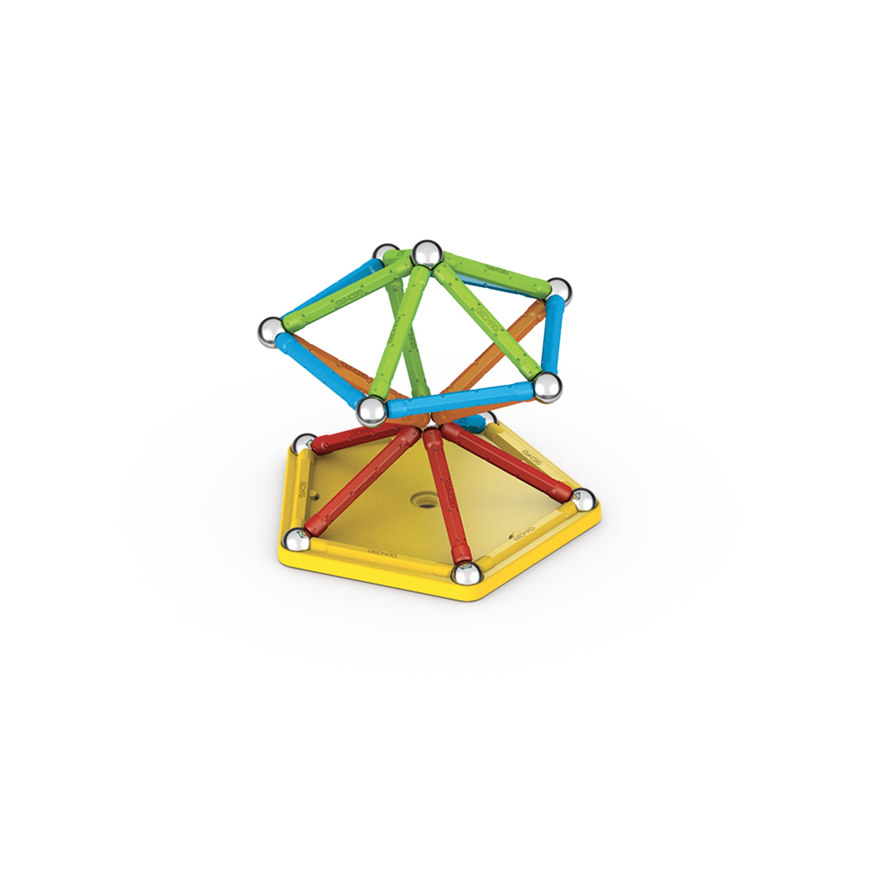 Geomag™ Supercolor Recycled Magnetic Building Set, 42 Pieces