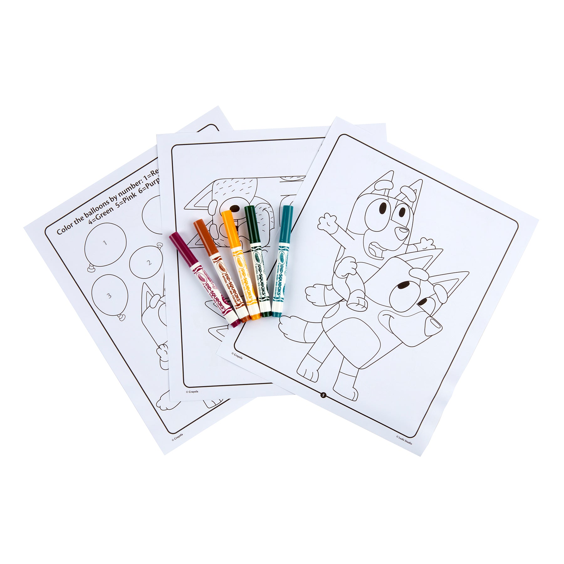 Color & Sticker Activity Set, Bluey