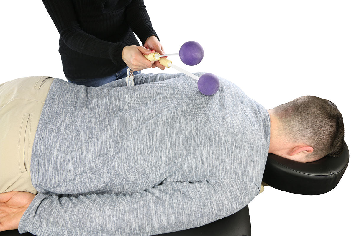 Bongers Percussion Massager, Purple, Pair