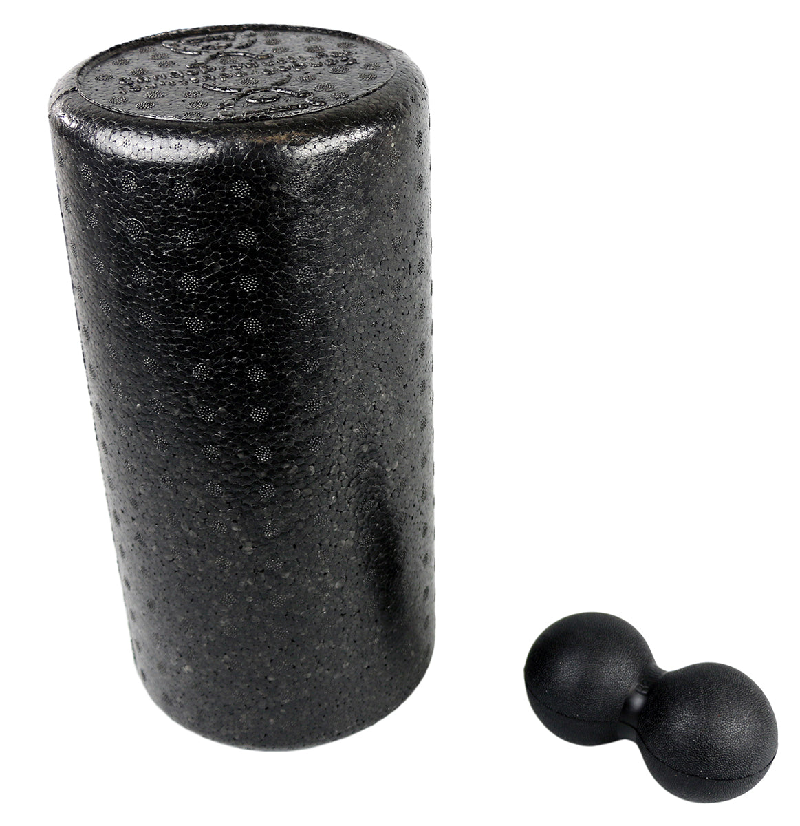Mobility Kit - Firm - BakBalls (black, firm) and 12" black foam roller