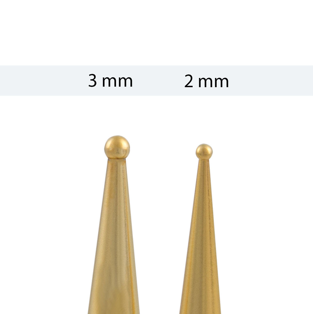 AFH massage stick, gold plated, w/box, fine
