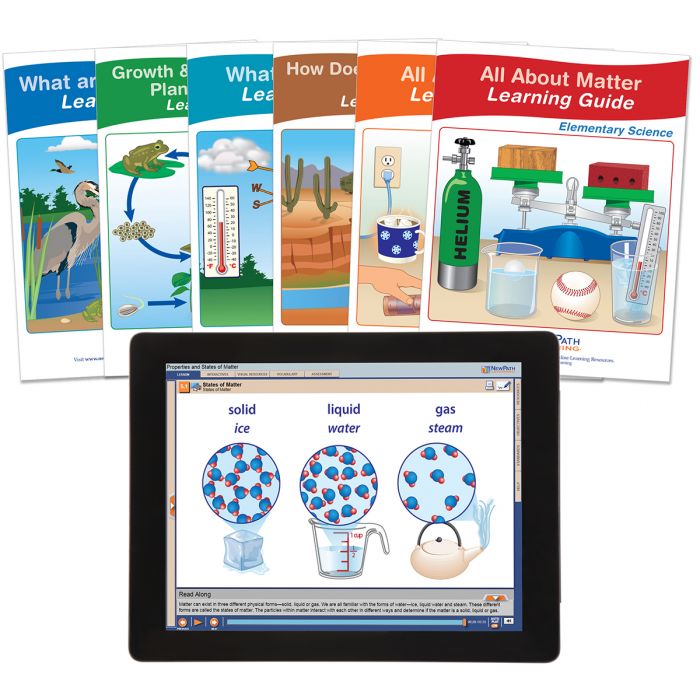 Elementary Science Learning Guides with Links - Set of 6