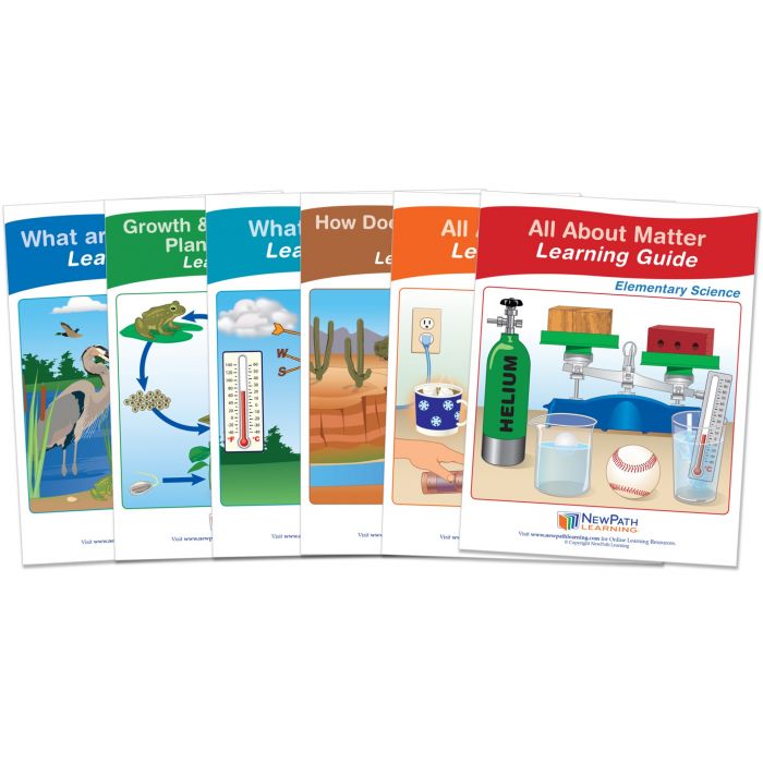 Elementary Science Learning Guides with Links - Set of 6