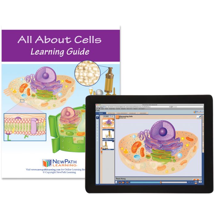 All About Cells Student Learning Guide with Multimedia link - Set of 10