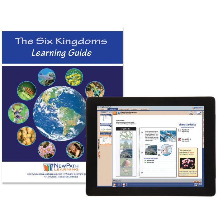 Six Kingdoms of Life Student Learning Guide with Multimedia link - Set of 10