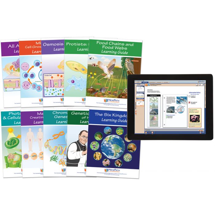 Life Science Learning Guides with Links – Set of 10