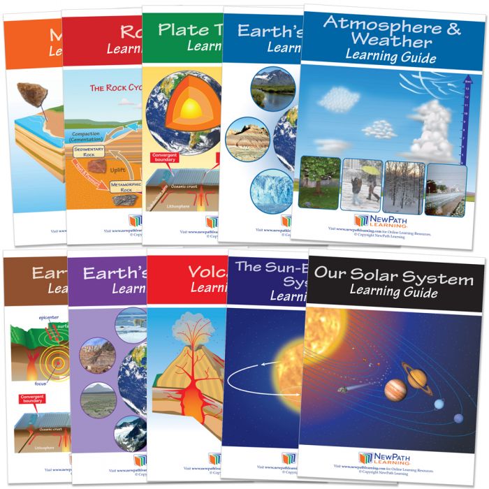 Earth Science Learning Guides with Links – Set of 10