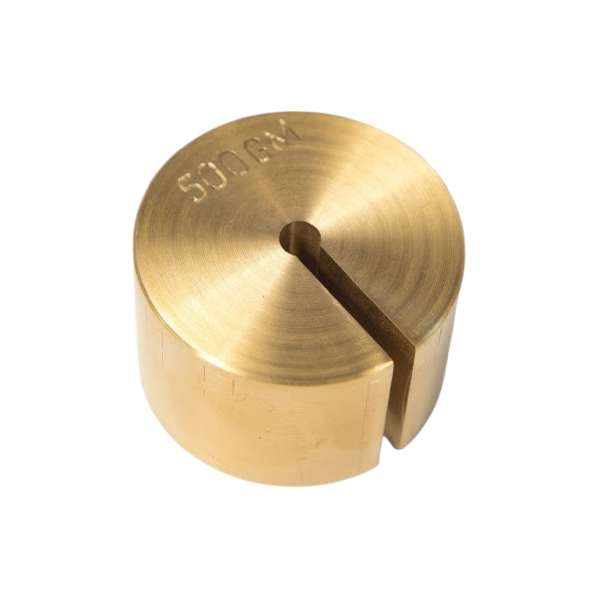 Weight, Brass, Slotted, 500g
