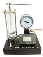 Boyle's Law or Gas Law Demonstration. Vacuum pressure and temperature demonstration.