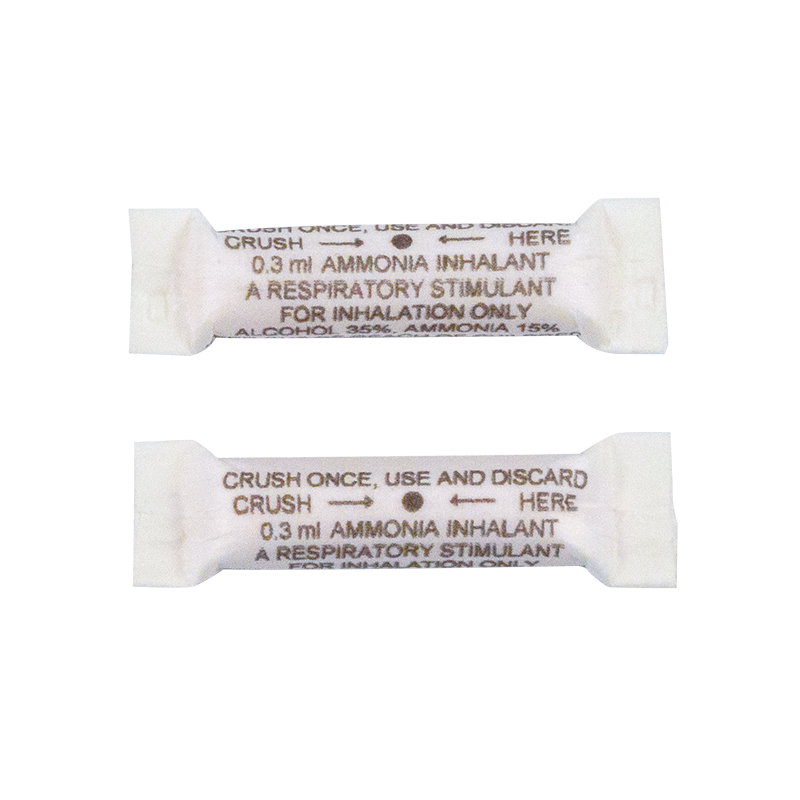 Ammonia Inhalants (Ampule) - - 10 pcs per Box/50 Boxes per Case