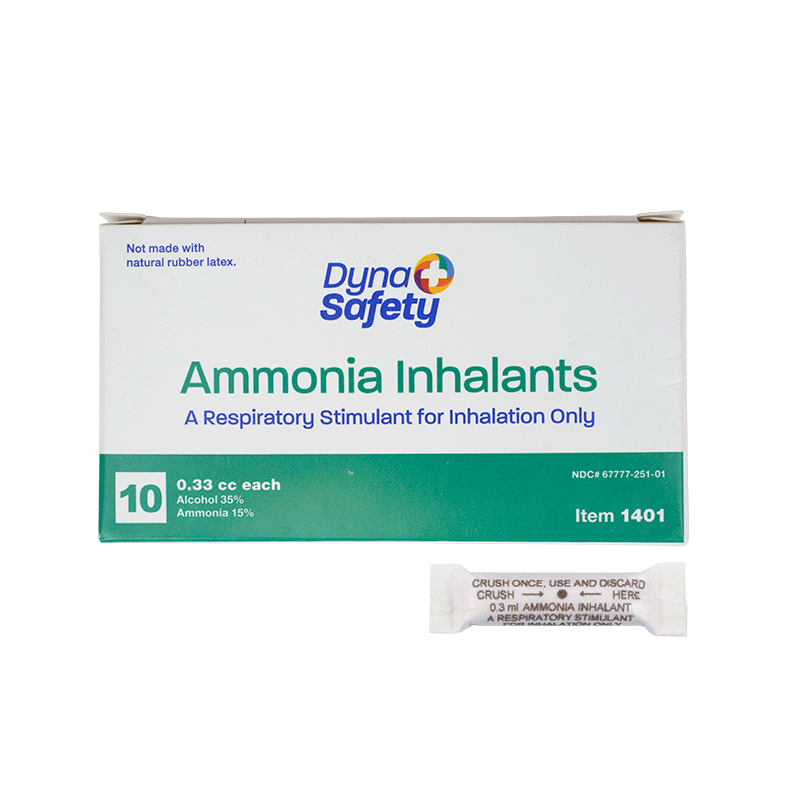 Ammonia Inhalants (Ampule) - - 10 pcs per Box/50 Boxes per Case