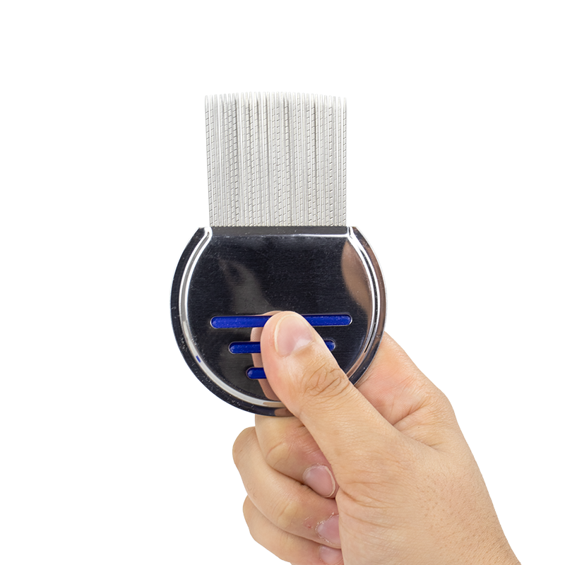 ClearNit Metal Lice and Nit Removal comb/micro-grooved teeth, 144 pcs per Case, Individually wrapped