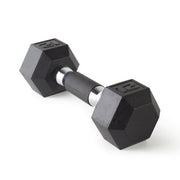 CAP 12 lb Barbell Rubber Hex Dumbbell | Comfort Grip