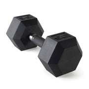 CAP 35 lb Barbell Rubber Hex Dumbbell | Comfort Grip