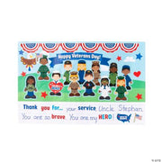 Veterans Day Create & Write Stckr Scene - 12 Pieces