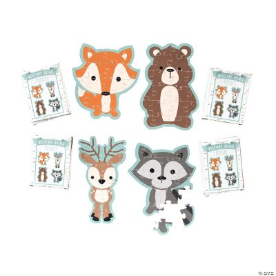Woodland Animals Puzzles - 12 Pieces