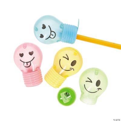 Lightbulb Pencil Sharpener - 12 Pieces