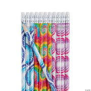 Tie Dye Pencils - 24 Pieces