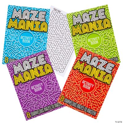 Maze Activity Books - 24 Pieces