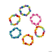 Seed Bead Ring Asst - 24 Pieces