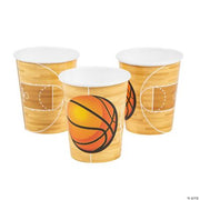Basketball Paper Cup - 8 Pieces