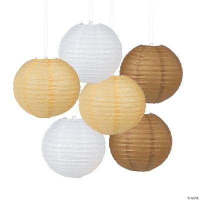 Kraft Tones Paper Lantern - 6 Pieces