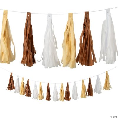 Kraft Color Tones Tassel Garland - 1 Piece
