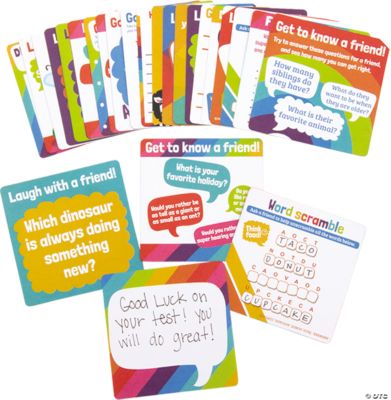 Lunchbox Conversation Starter Games - 30 Pieces