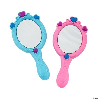 Handheld Princess Mirror - 6 Pieces