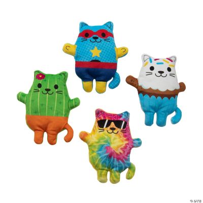 Plush Character Cats - 12 Pieces