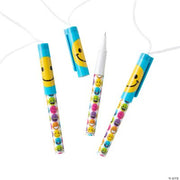 Smile Face Pen On A Rope - 12 Pieces