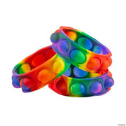 Lotsa Pop Rainbow Bracelet - 12 Pieces